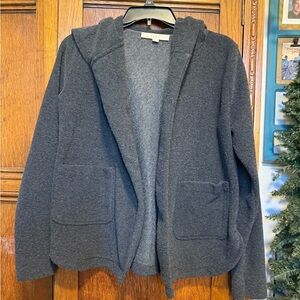 LOFT Charcoal Knit Sweater